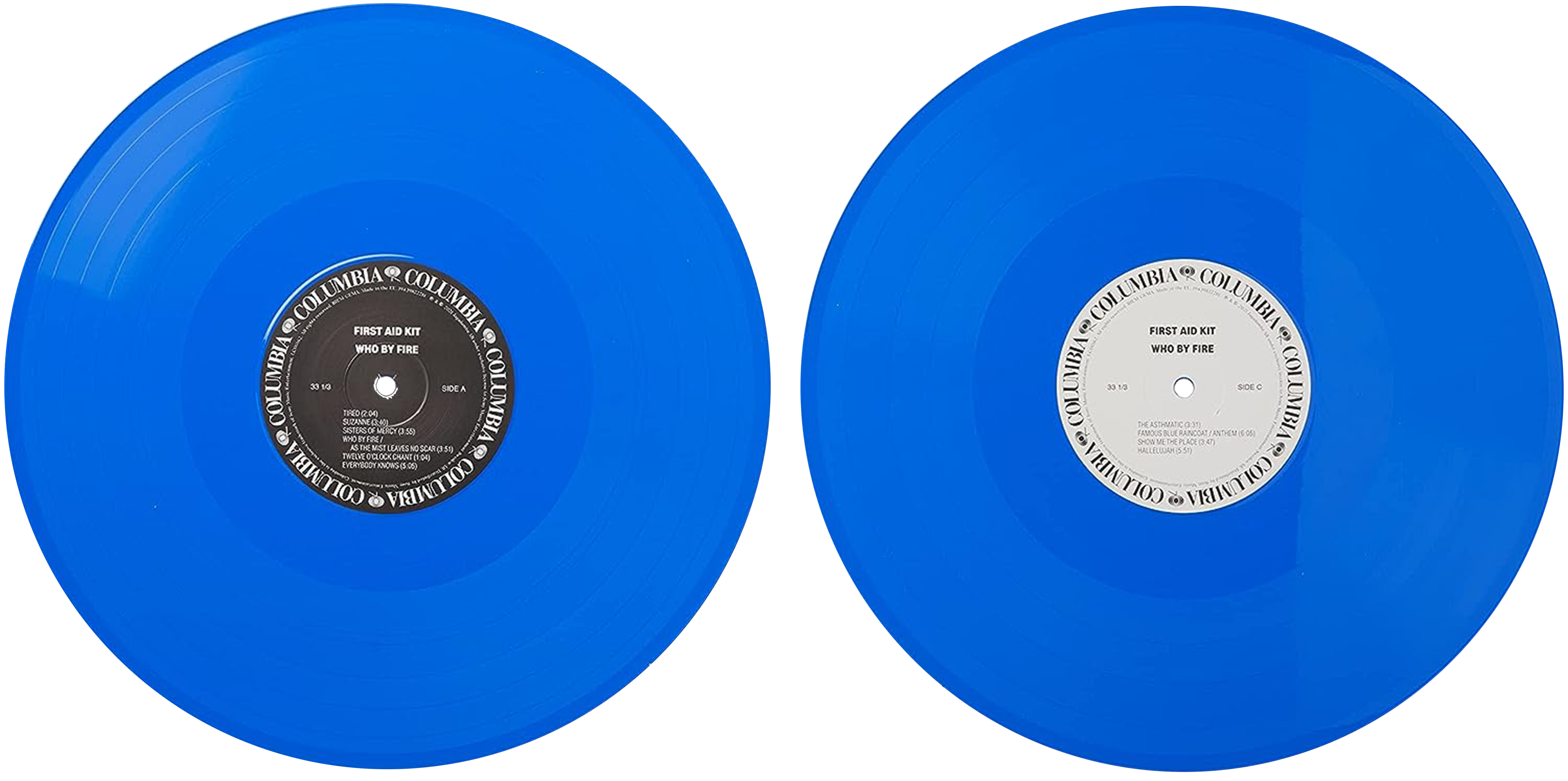 Image of Artwork for First Aid Kit's Who by Fire - Live Tribute to Leonard Cohen (Blue 2LP)